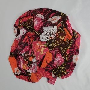 Women's Fashion Scarf Tropical Floral Multi Color